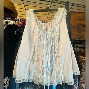 Vintage Light blue babydoll sleep top